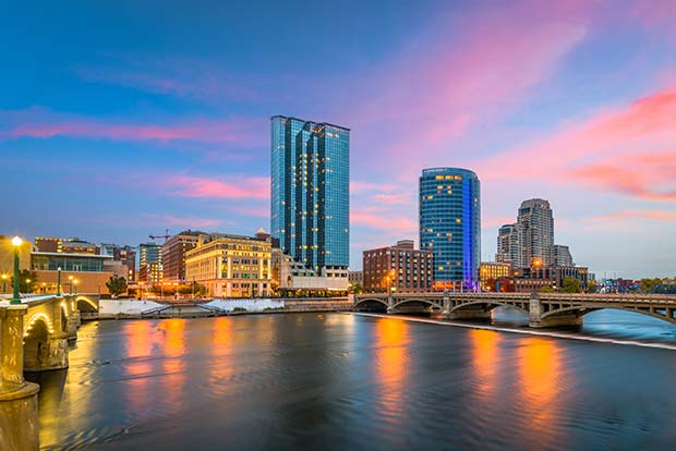 Grand Rapids city view