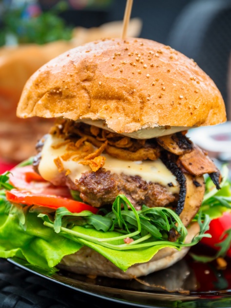 Burger on the Grill