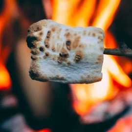 medium cooked marshmallow