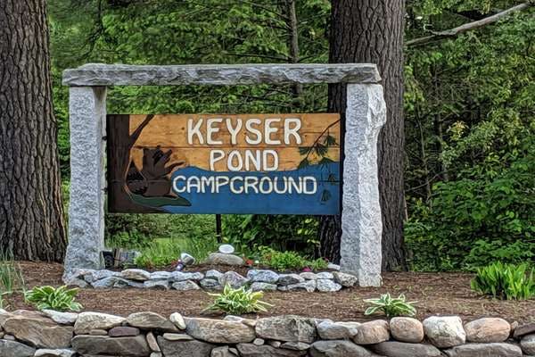 Keyser Pond Campground, Henniker, New Hampshire