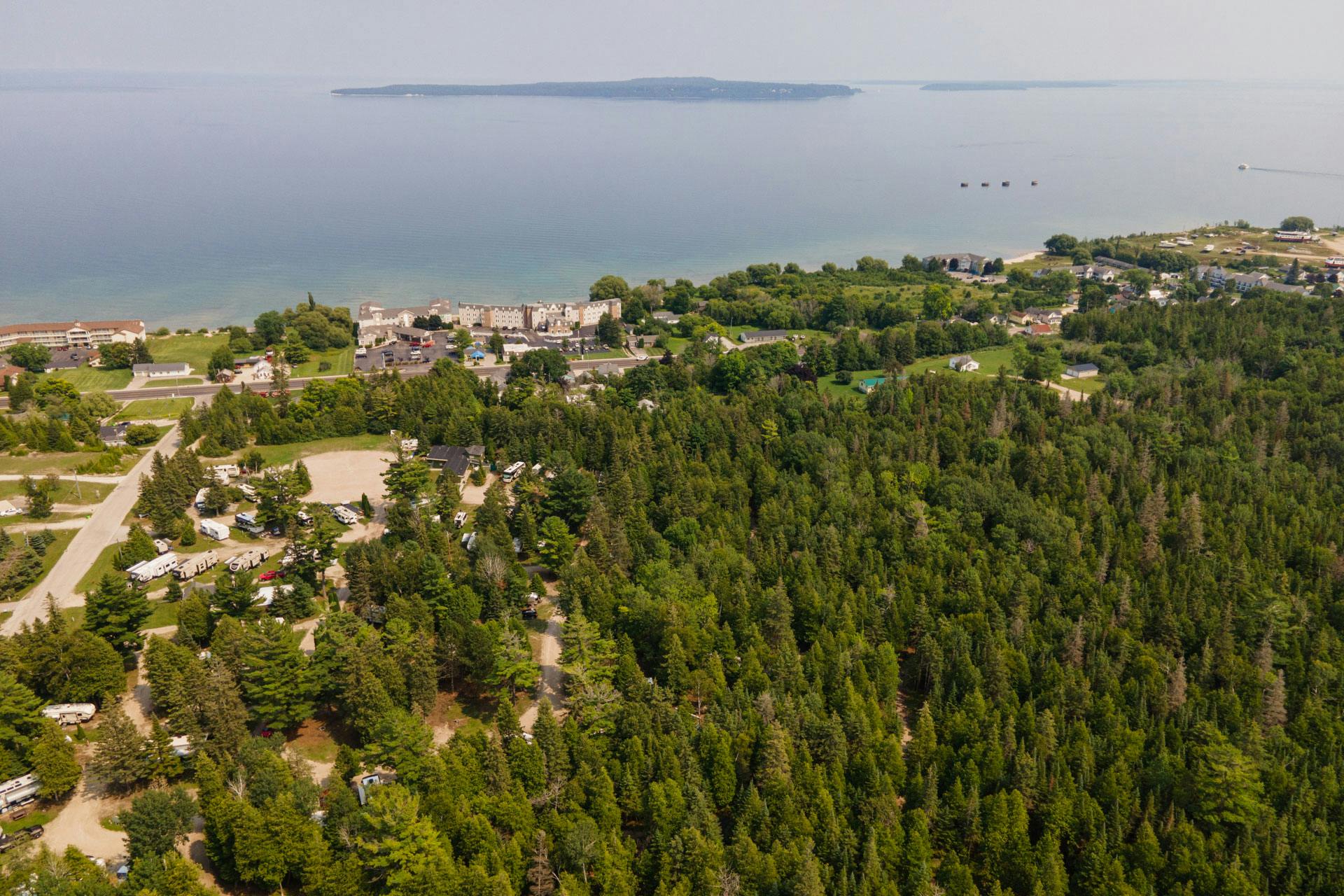 Top Campgrounds in Mackinaw City, Michigan